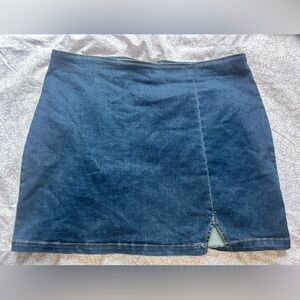 SOLD Wild Fable Denim Skirt with small slit
